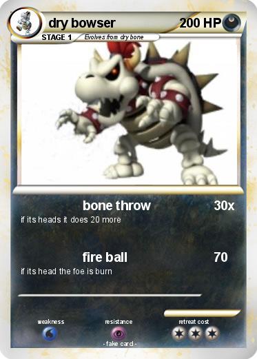 Pokemon dry bowser
