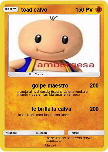 Pokemon toad calvo