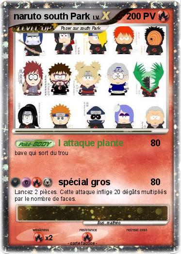 Pokemon naruto south Park
