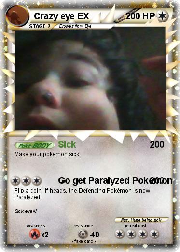 Pokemon Crazy eye EX