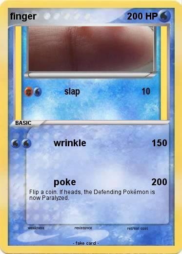 Pokemon finger