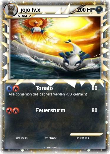 Pokemon jojo lv.x