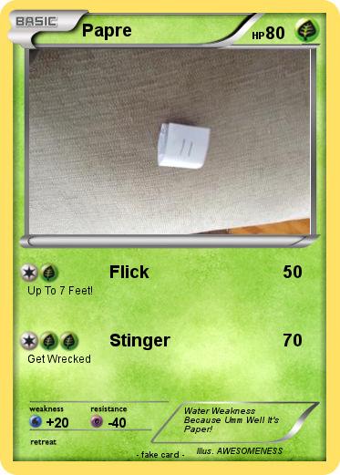 Pokemon Papre