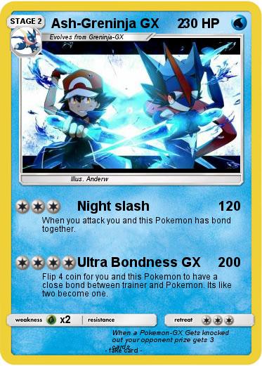 Pokemon Ash-Greninja GX     2