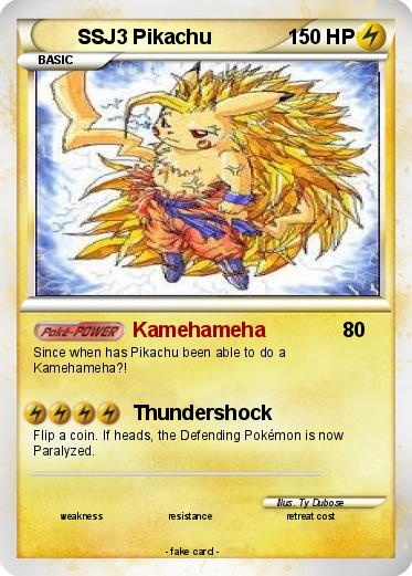 Pokemon SSJ3 Pikachu