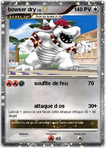 Pokemon bowser dry