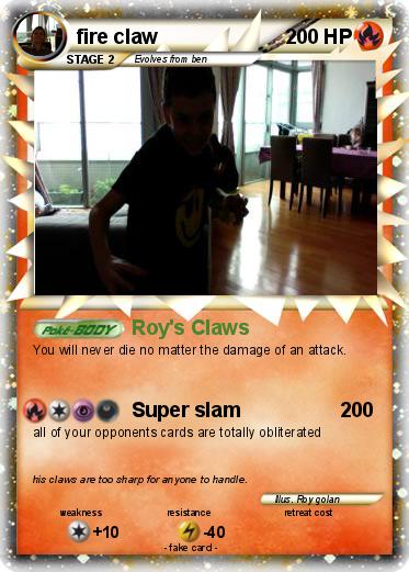 Pokemon fire claw