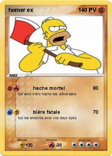 Pokemon homer ex