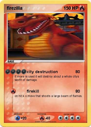 Pokemon firezilla