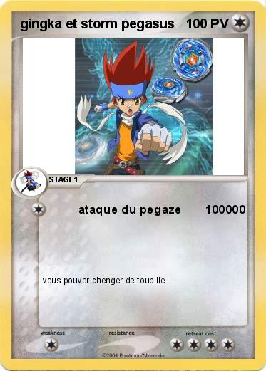 Pokemon gingka et storm pegasus