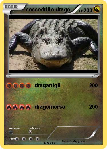 Pokemon coccodrillo drago