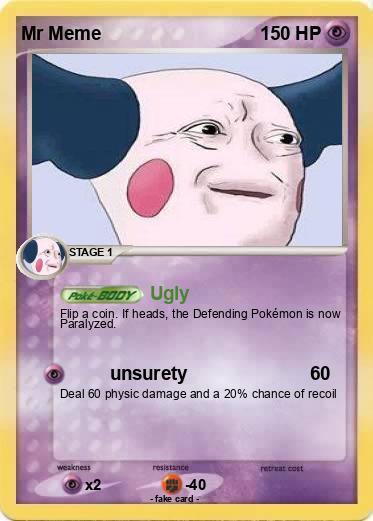 Pokemon Mr Meme