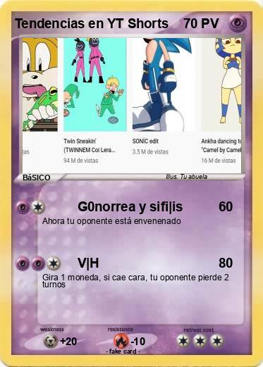 Pokemon Tendencias en YT Shorts