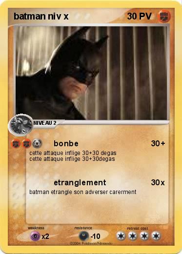 Pokemon batman niv x