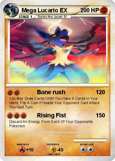Pokemon Mega Lucario EX
