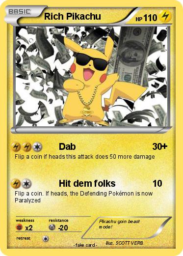 Pokemon Rich Pikachu