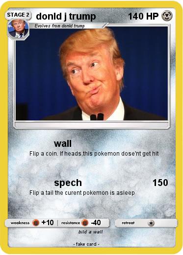 Pokemon donld j trump