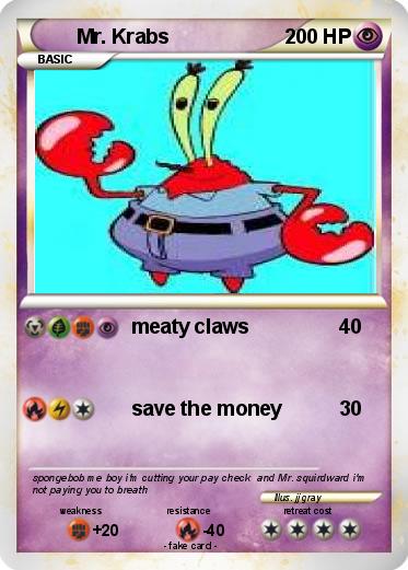 Pokemon Mr. Krabs