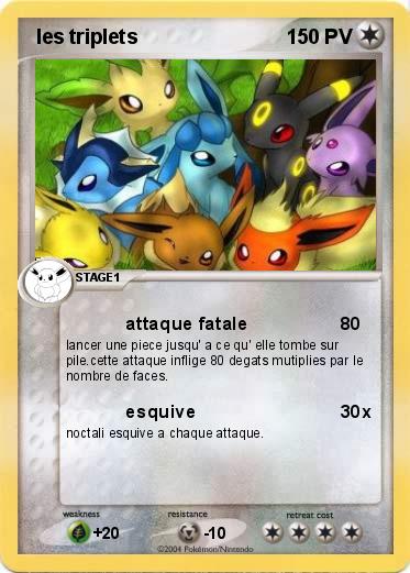 Pokemon  les triplets 