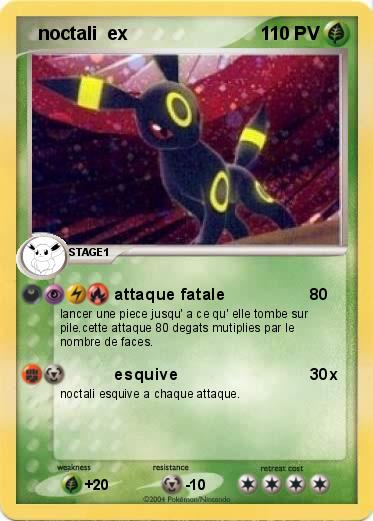 Pokemon   noctali  ex 