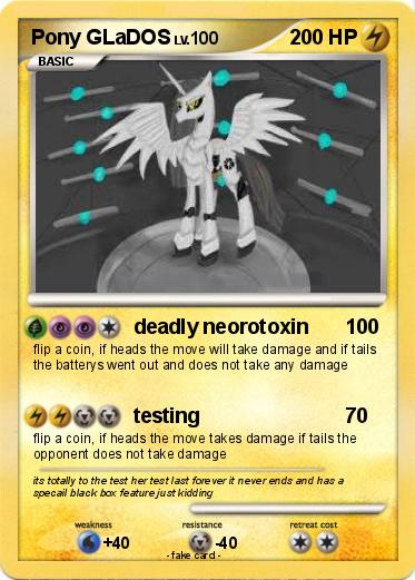 Pokemon Pony GLaDOS