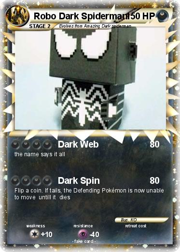 Pokemon Robo Dark Spiderman