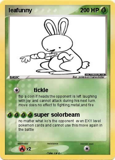 Pokemon leafunny