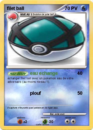 Pokemon filet ball