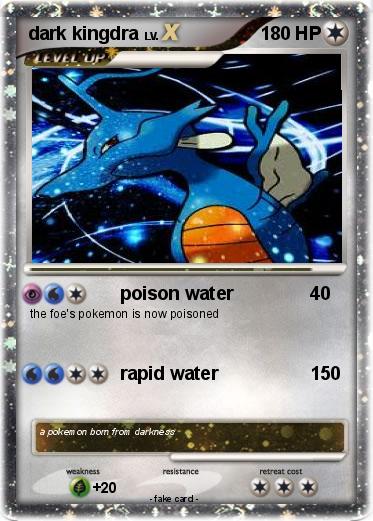 Pokemon dark kingdra