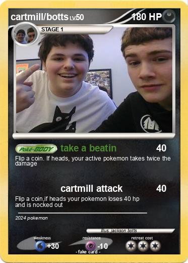 Pokemon cartmill/botts