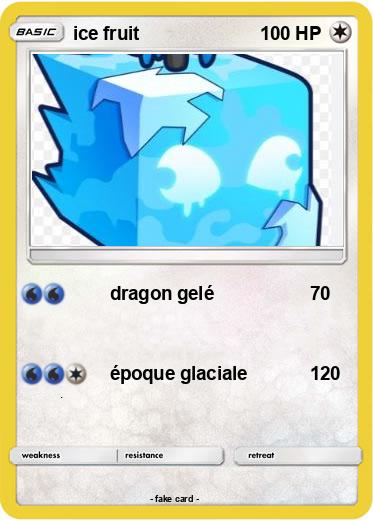 Pokemon ice fruit