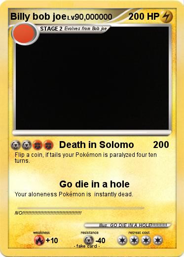 Pokemon Billy bob joe