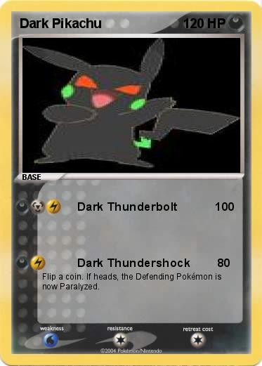 Pokemon Dark Pikachu