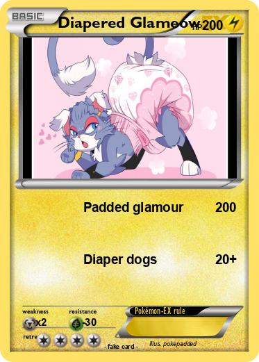 Pokemon Diapered Glameow