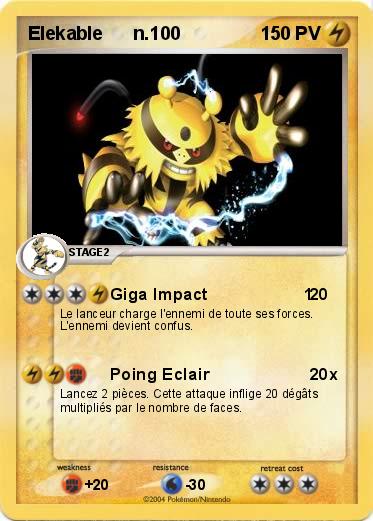 Pokemon Elekable      n.100