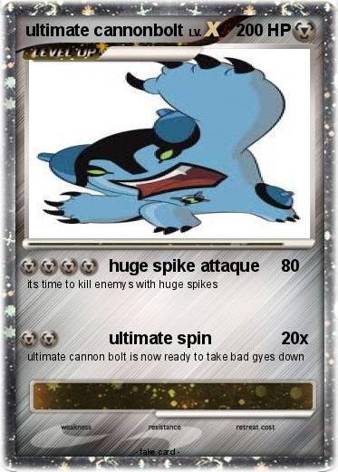 Pokemon ultimate cannonbolt
