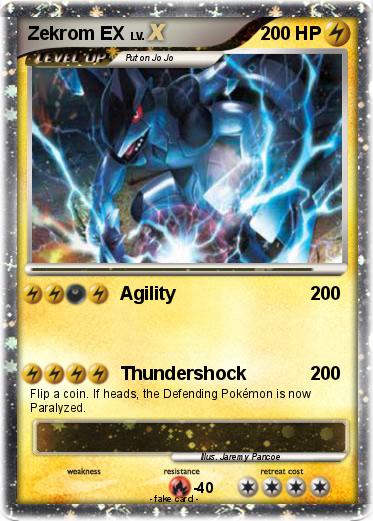 Pokemon Zekrom EX
