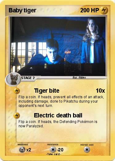 Pokemon Baby tiger