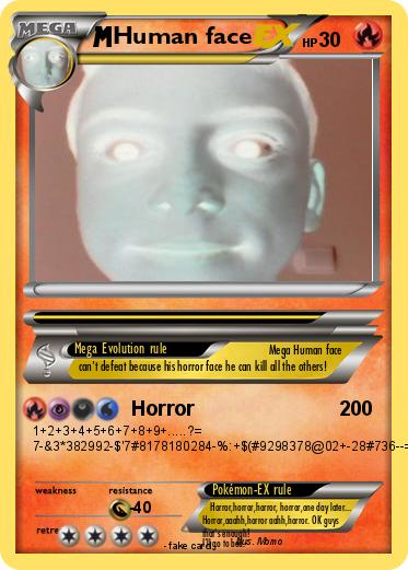 Pokemon Human face