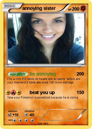 Pokemon annoying sister