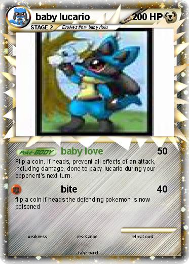 Pokemon baby lucario