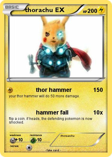 Pokemon thorachu EX