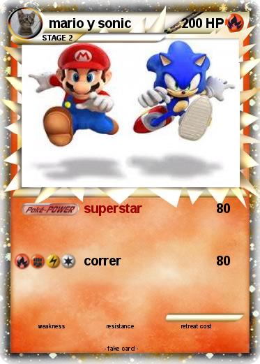 Pokemon mario y sonic