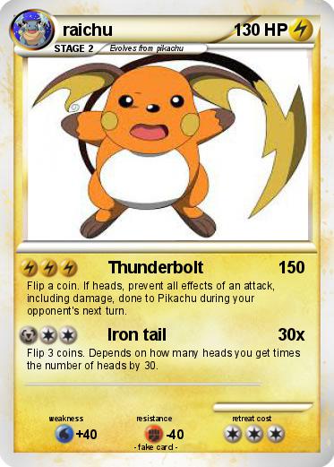 Pokemon raichu