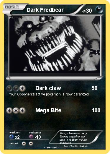 Pokemon Dark Fredbear