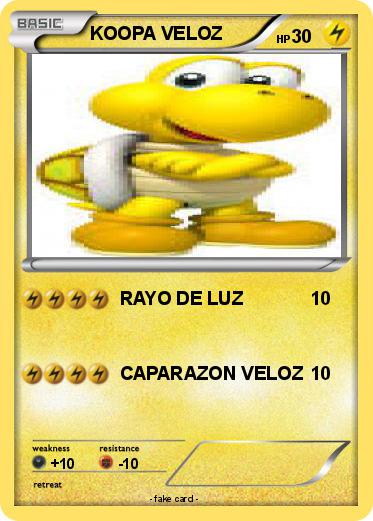Pokemon KOOPA VELOZ