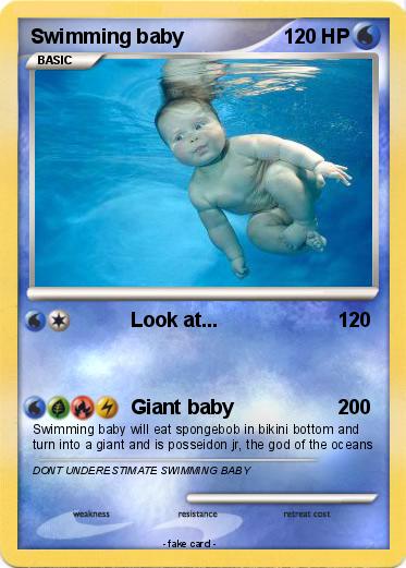 Pokemon Swimming baby