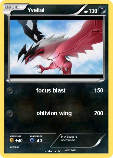 Pokemon Yveltal
