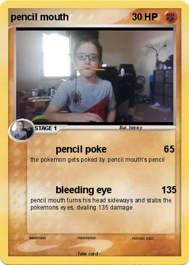 Pokemon pencil mouth