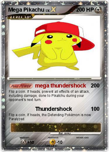 Pokemon Mega Pikachu